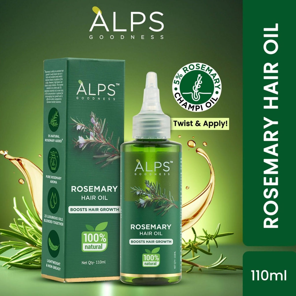 Alps Goodness Rosemary Hair Oil For Hair Growth | Grocsy