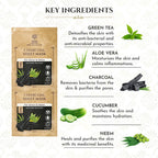 Khadi Essentials Charcoal Serum Sheet Mask | Grocsy