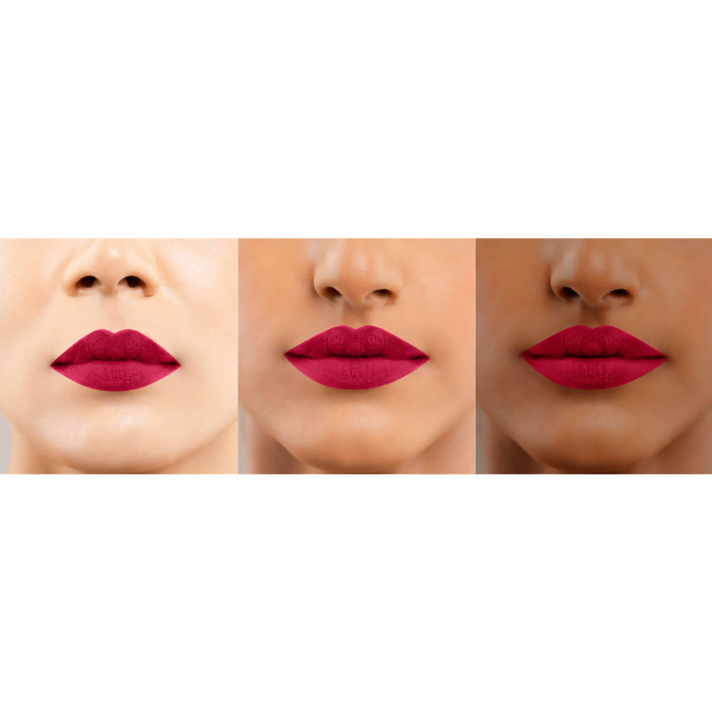 Lotus Make-Up Ecostay Matte Lip Lacquer - Rose Bloom (4 Gm) | Grocsy