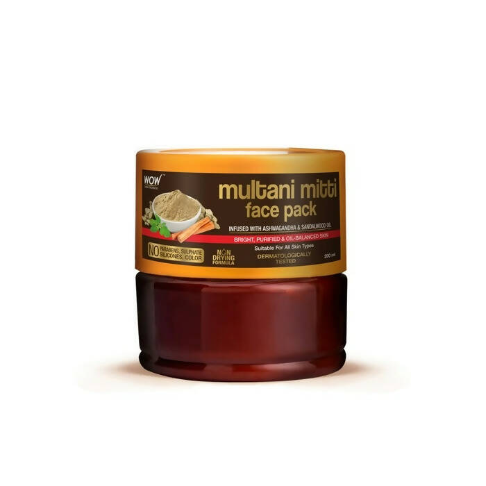 Wow Skin Science Multani Mitti Face Pack | Grocsy