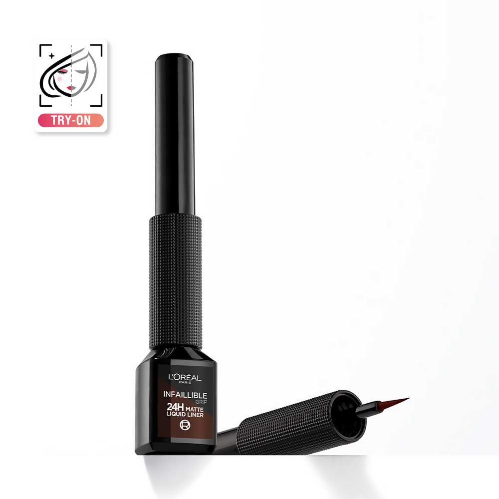 L'Oreal Paris Infaillible Grip 24H Matte Liquid Liner - 03 Brown | Grocsy