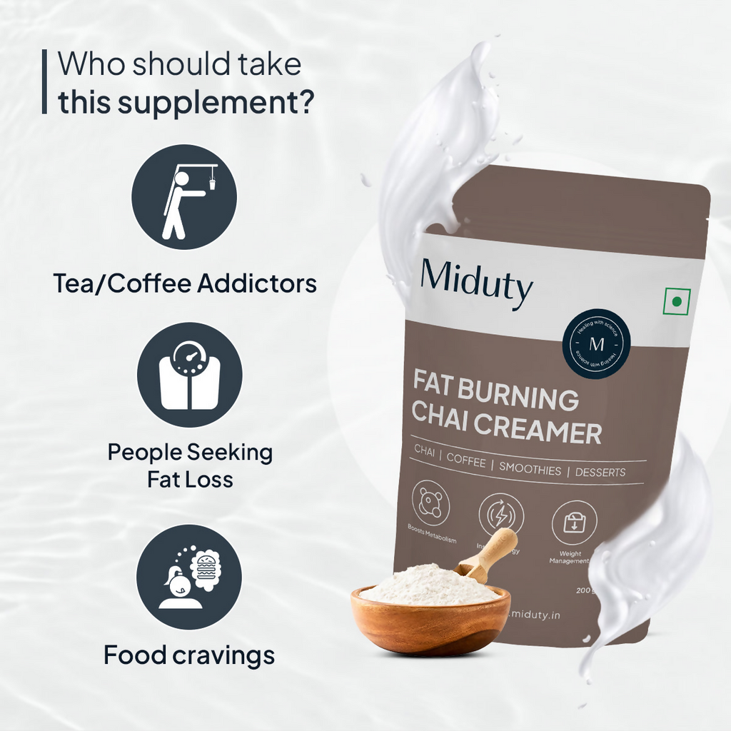 Miduty by Palak Notes Fat Burning Chai Creamer | Grocsy