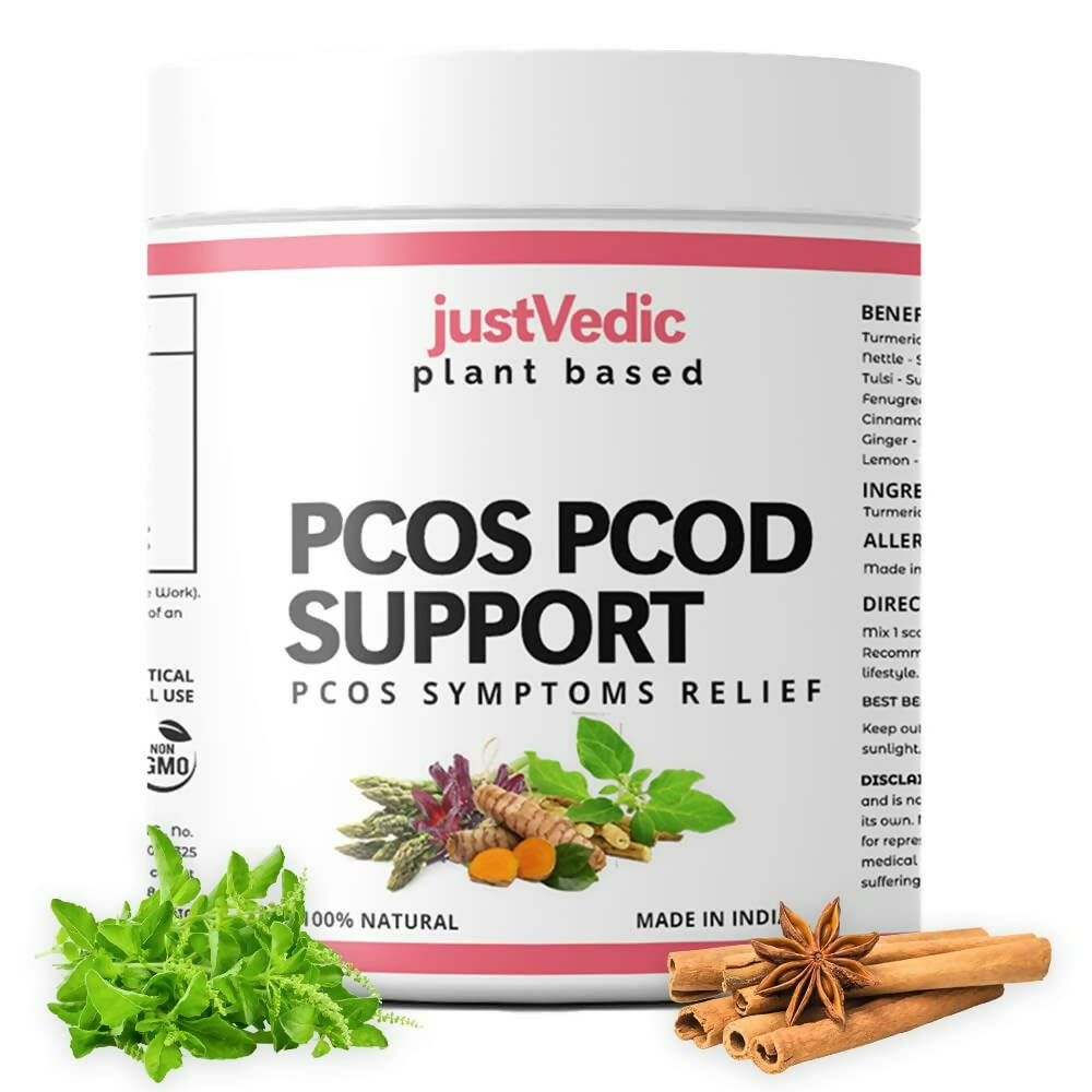 Just Vedic PCOS PCOD Support Drink Mix | Grocsy