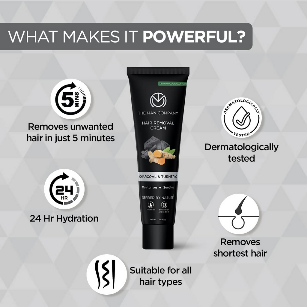 The Man Company Hair Removal Cream For Men | Grocsy