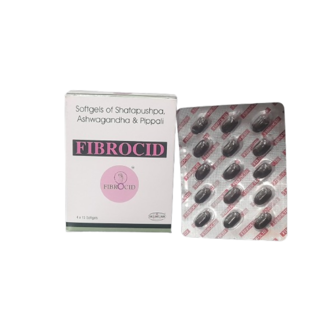 Shreshtha Herbals Fibrocid Soft Gel Capsules | Grocsy