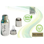 Goodmunchkins Stainless Steel Feeding Bottle 304 Grade Steel, Jointless, BPA Free, Rustfree Bottle 220 ml | Grocsy
