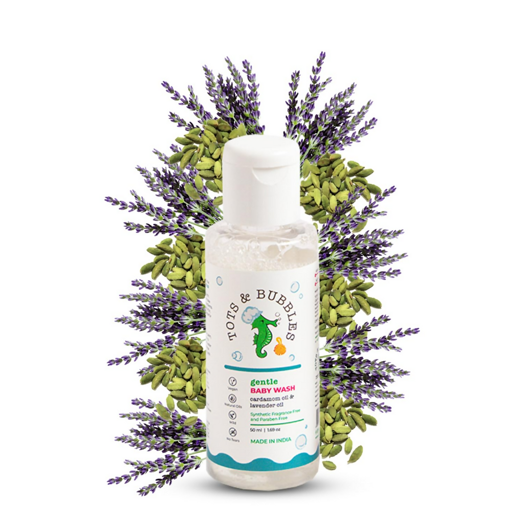 Tots & Bubbles Gentle Baby Body Wash with Natural Lavender & Cardamom Oil | Grocsy