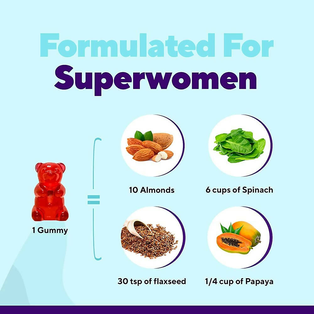 Zingavita Perfect Multi Vitamins Gummies for Women (Berry Flavor) | Grocsy