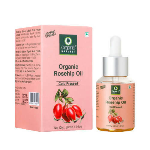 Organic Harvest Cold-Pressed Rosehip Seed Oil | Grocsy