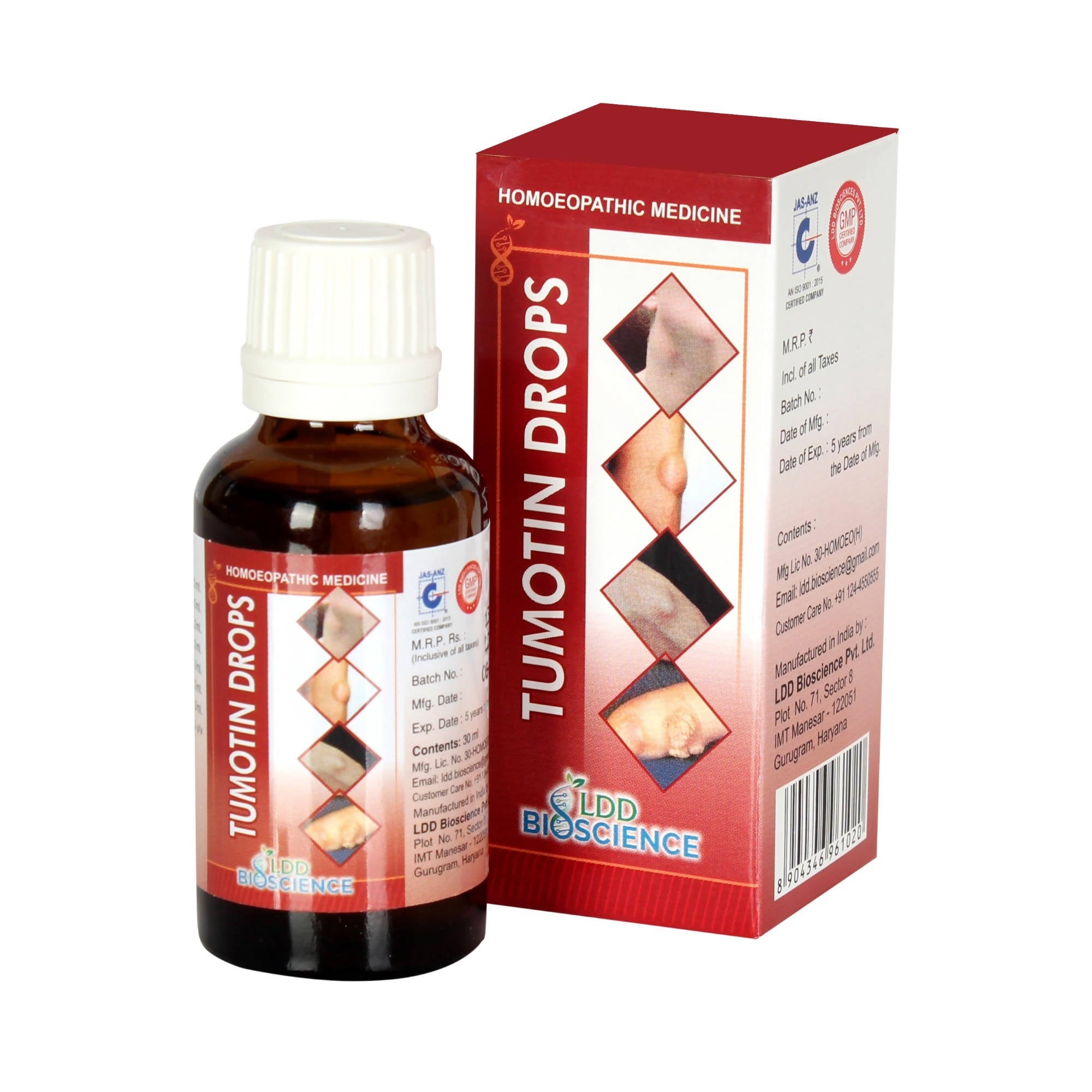 LDD Bioscience Homeopathy Tumotin Drops | Grocsy