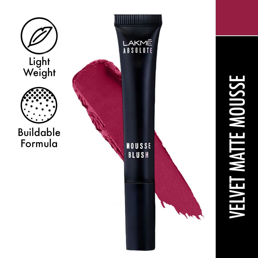Lakme Absolute Mousse Blush - Purple Hue | Grocsy