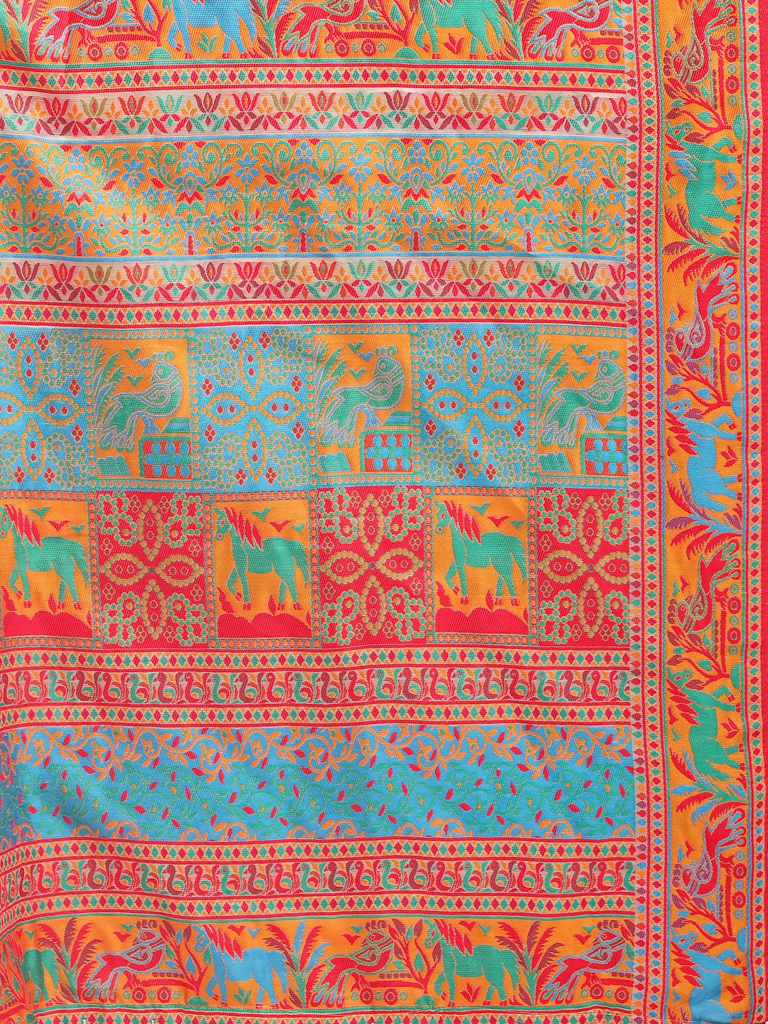 Shree Shyam Fashion Vastraloom Off White Linen Cotton Saree | Grocsy