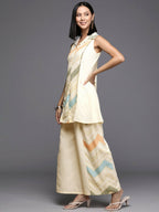 Ahalyaa Women's Traditional Wear Co-ods - Off-white | Grocsy