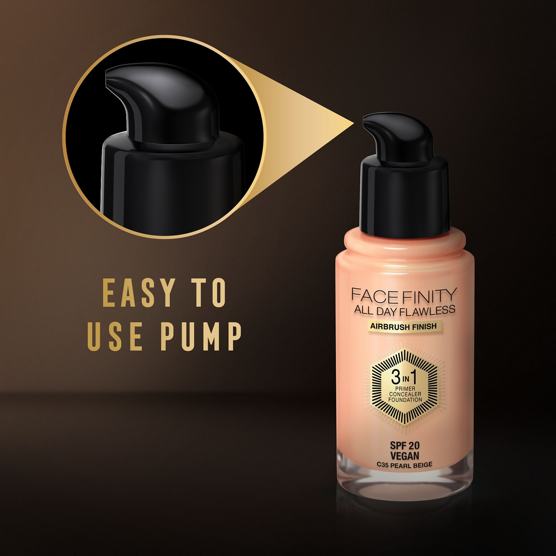 Max Factor Face Finity All Day Flawless 3 In 1 Foundation - Pearl Beige | Grocsy
