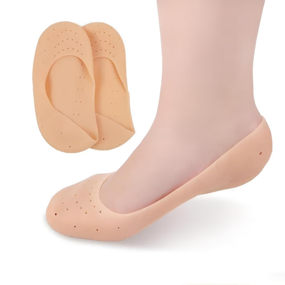 Bronson Professional Smiling Foot Anti Crack Silicone Socks | Grocsy