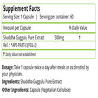 Nature's Velvet Shuddha Guggulu Capsules | Grocsy