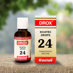 Haslab Homeopathy Drox 24 Sciatec Drop | Grocsy