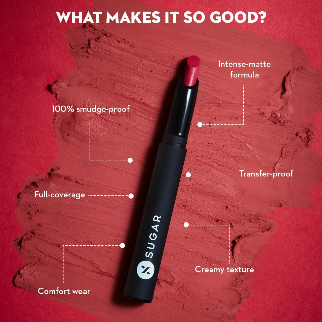 Sugar Cosmetics Matte Attack Lipstick, Transferproof & Smudgeproof - Plums N Roses | Grocsy