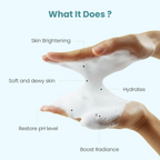 Uniqaya Vitamin C Foaming Face Wash For Brightening & Glowing Skin | Grocsy