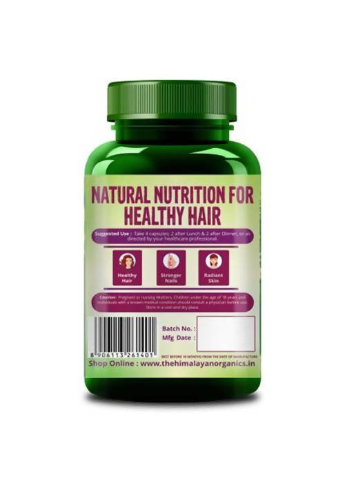 Himalayan Organics Plant Based Biotin 10000mcg Capsules | Grocsy