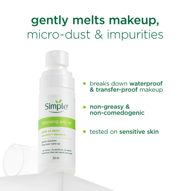 Simple Kind To Skin Cleansing Jelly Oil | Grocsy