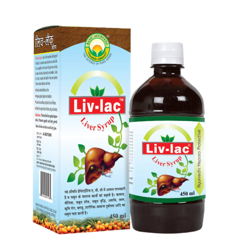 Basic Ayurveda Liv- Lac Liver Syrup | Grocsy