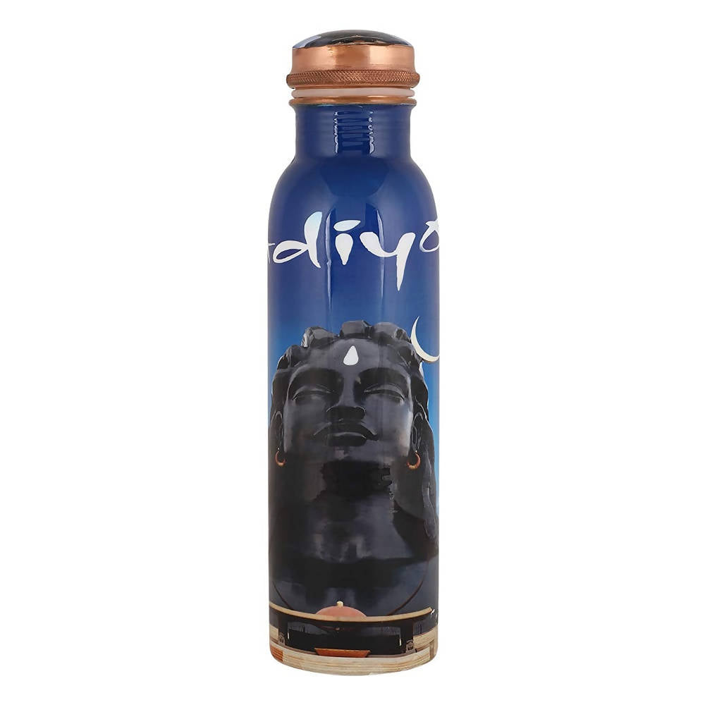 Isha Life Adiyogi Copper Water Bottle | Grocsy