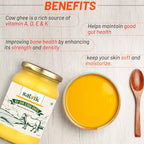 Satvik A2 Gir Cow Ghee | Vedic Bilona Method | Bilona Ghee | A2 Cow Desi Ghee | Grocsy