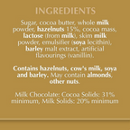 Lindt Gold Tab Chocolate with Hazelnut | Grocsy