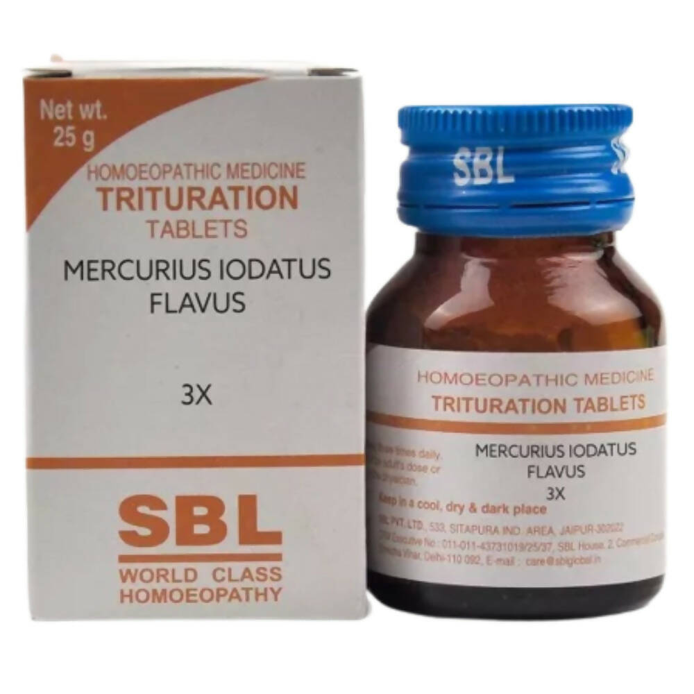 SBL Homeopathy Mercurius Iodatus Flavus Trituration Tablets | Grocsy