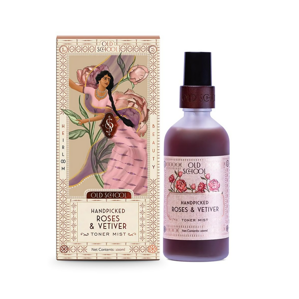 Old School Rituals Handpicked Roses & Vetiver Toner Mist | Grocsy