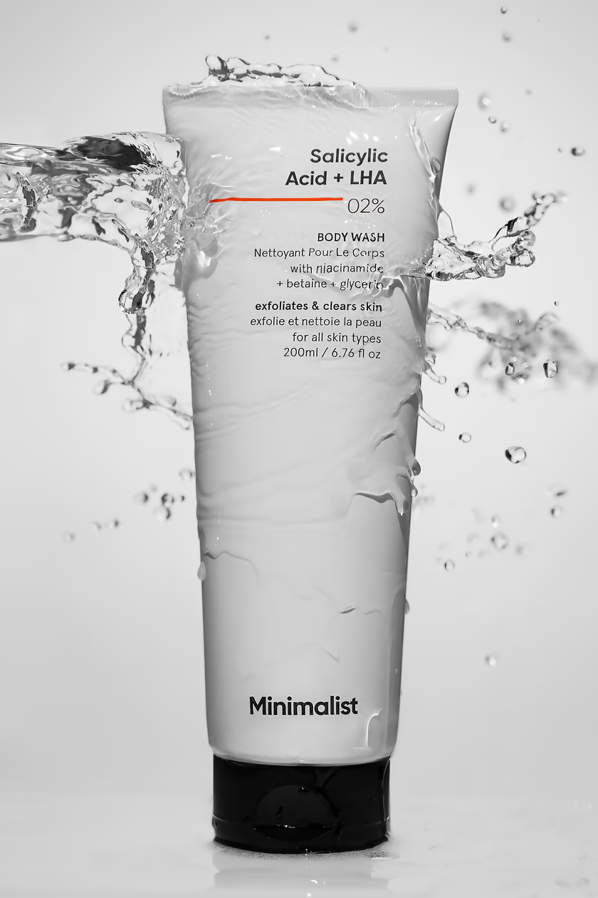 Minimalist Salicylic Acid + LHA 2% Body Wash | Grocsy