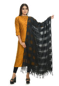 Mominos Fashion Black Window Dupatta | Grocsy