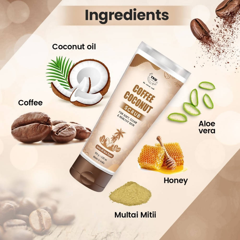 The Natural Wash Coffee Coconut Scrub | Grocsy