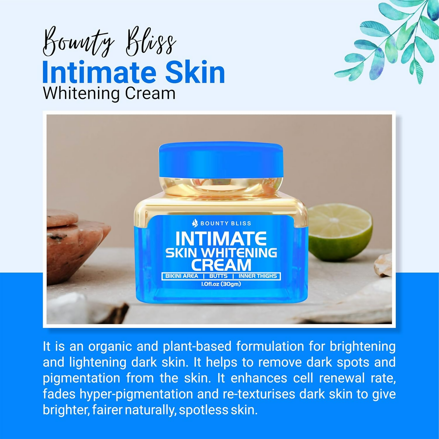 Bounty Bliss Intimate Skin Whitening Cream | Grocsy