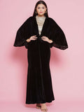 Joban Fashion Black Velvet Gown | Grocsy