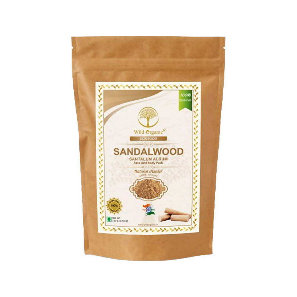 Wild Organic Sandalwood Powder for Skin Brightening Face And Body Pack | Grocsy