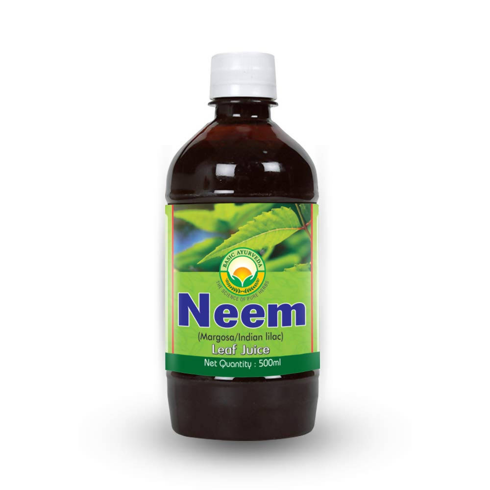 Basic Ayurveda Neem Leaf Margosa Juice | Grocsy