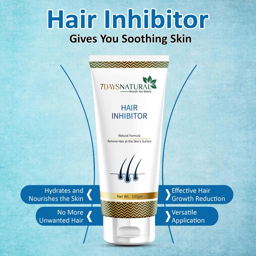 7 Days Organic Hair Inhibitor Permanent Hair Removal Cream | Grocsy