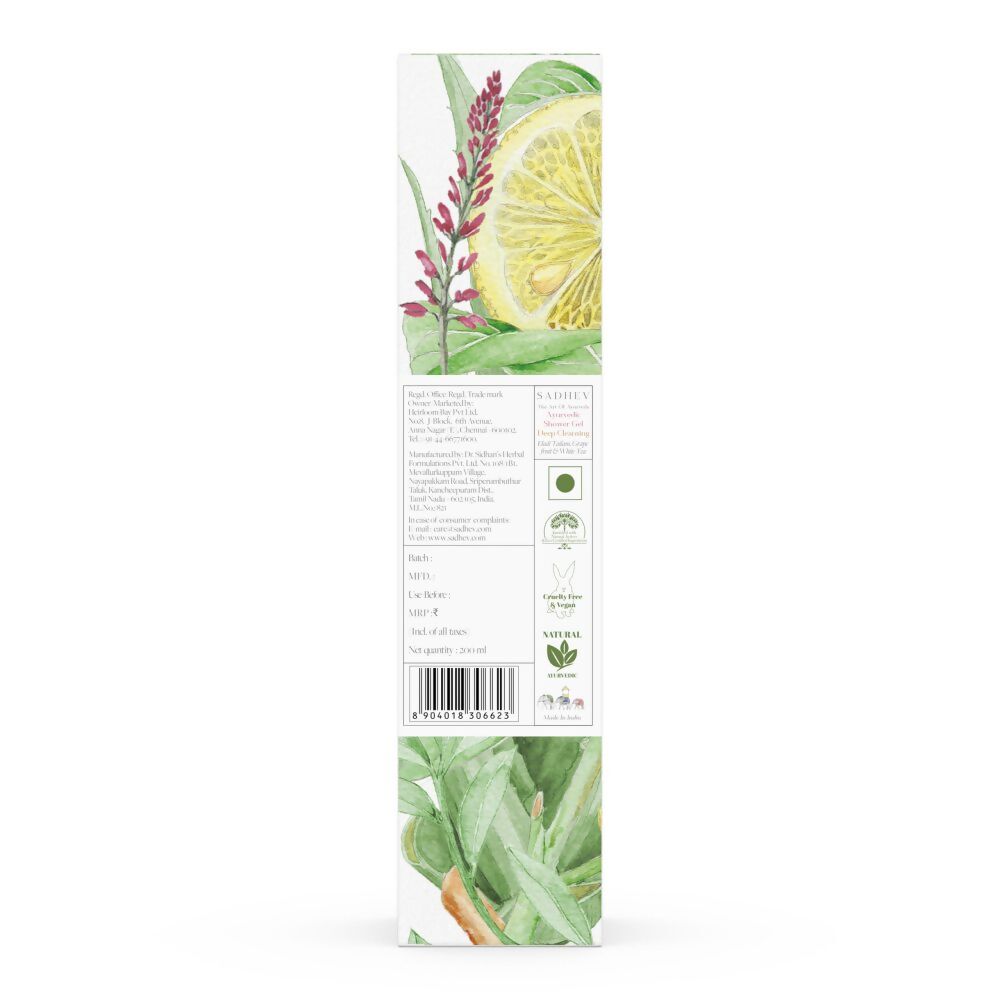 Sadhev Ayurvedic Shower Gel Deep Cleansing | Grocsy