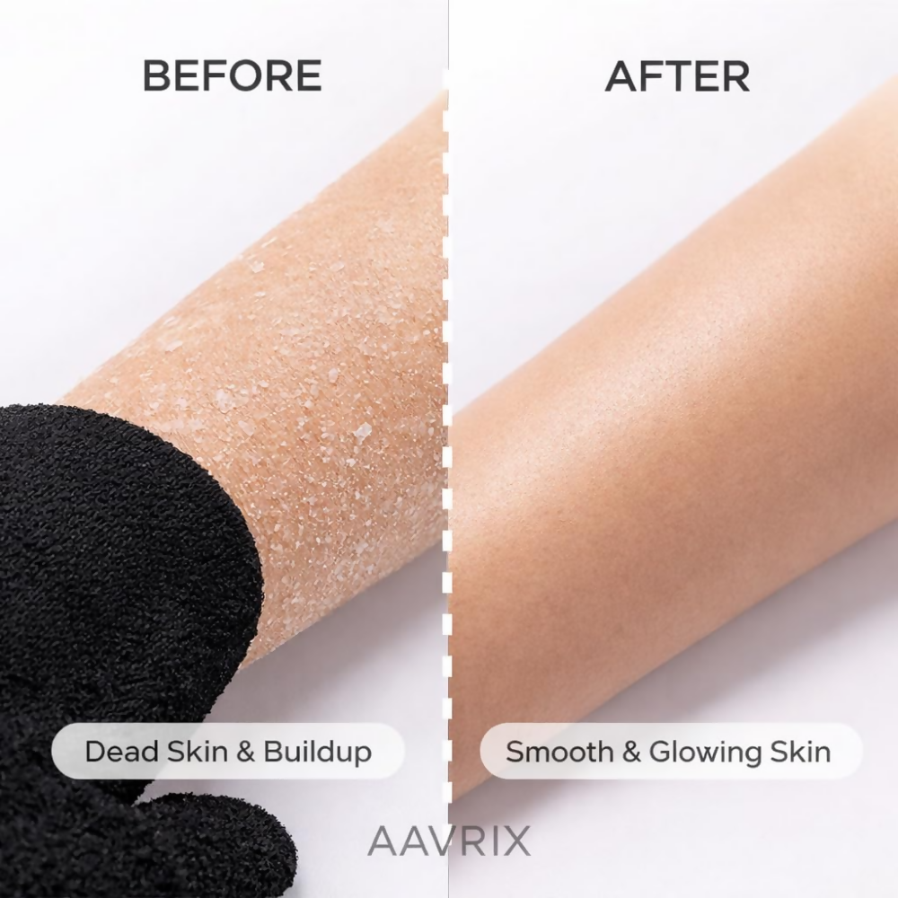 Bronson Professional Exfoliating Bath Glove Body Scrubber Mitt Loofah | Grocsy