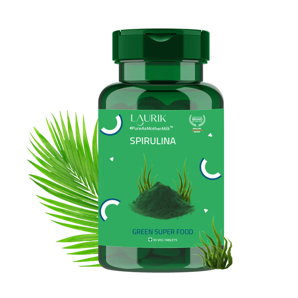 Laurik Spirulina 500Mg Supplement Tablets | Grocsy