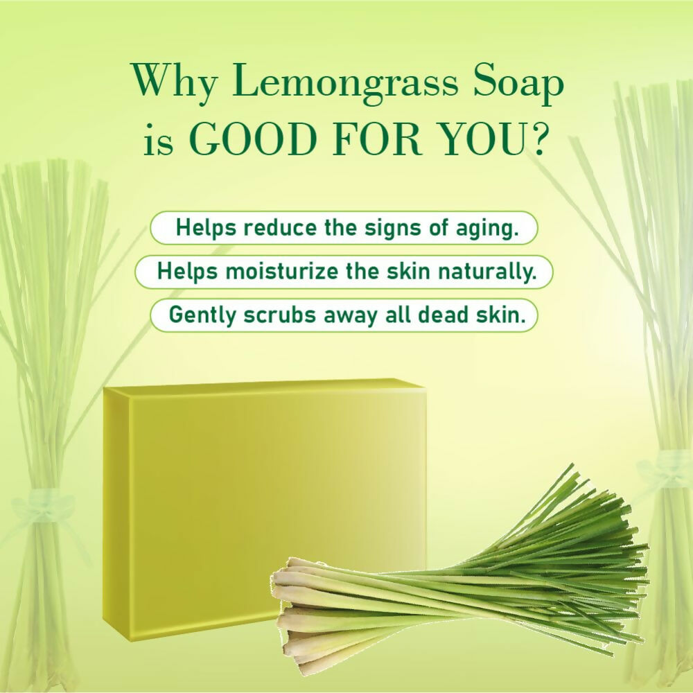 Prakriti Herbal Soap Lemongrass | Grocsy