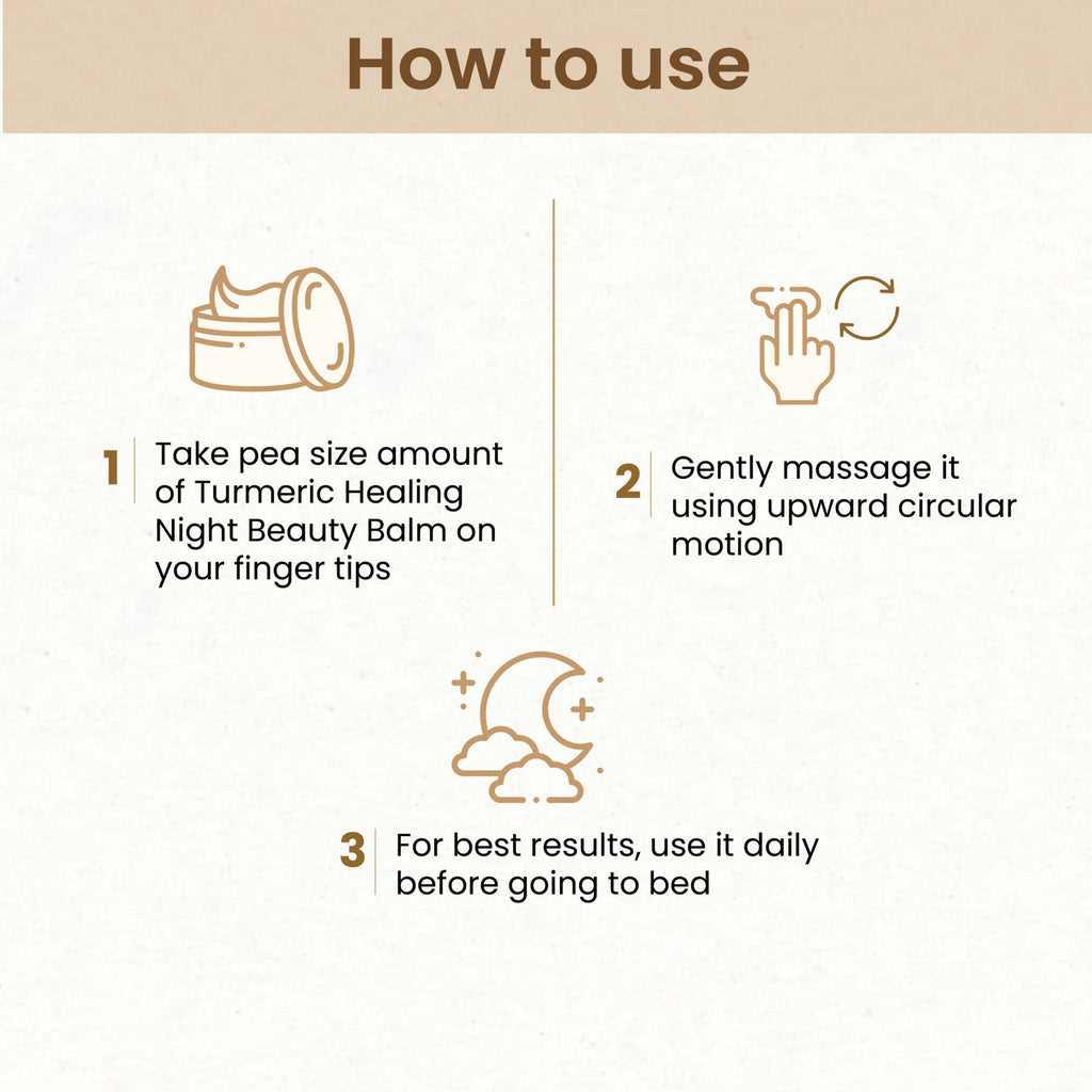 Mother Sparsh Turmeric Healing Night Beauty Balm | Grocsy