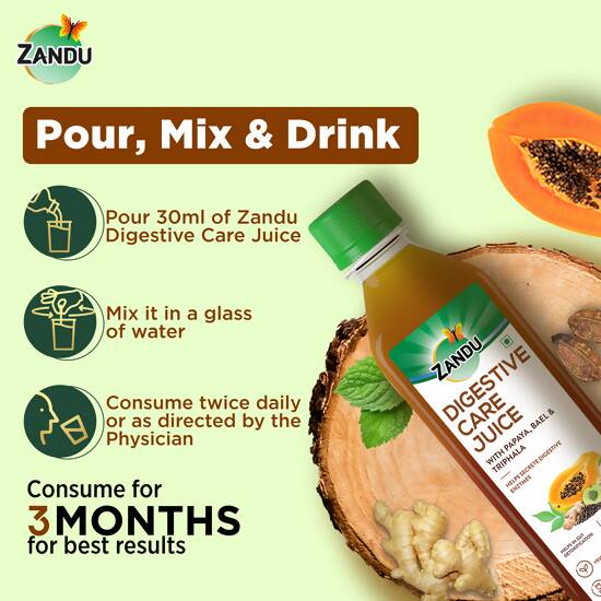 Zandu Digestive Care Juice | Grocsy
