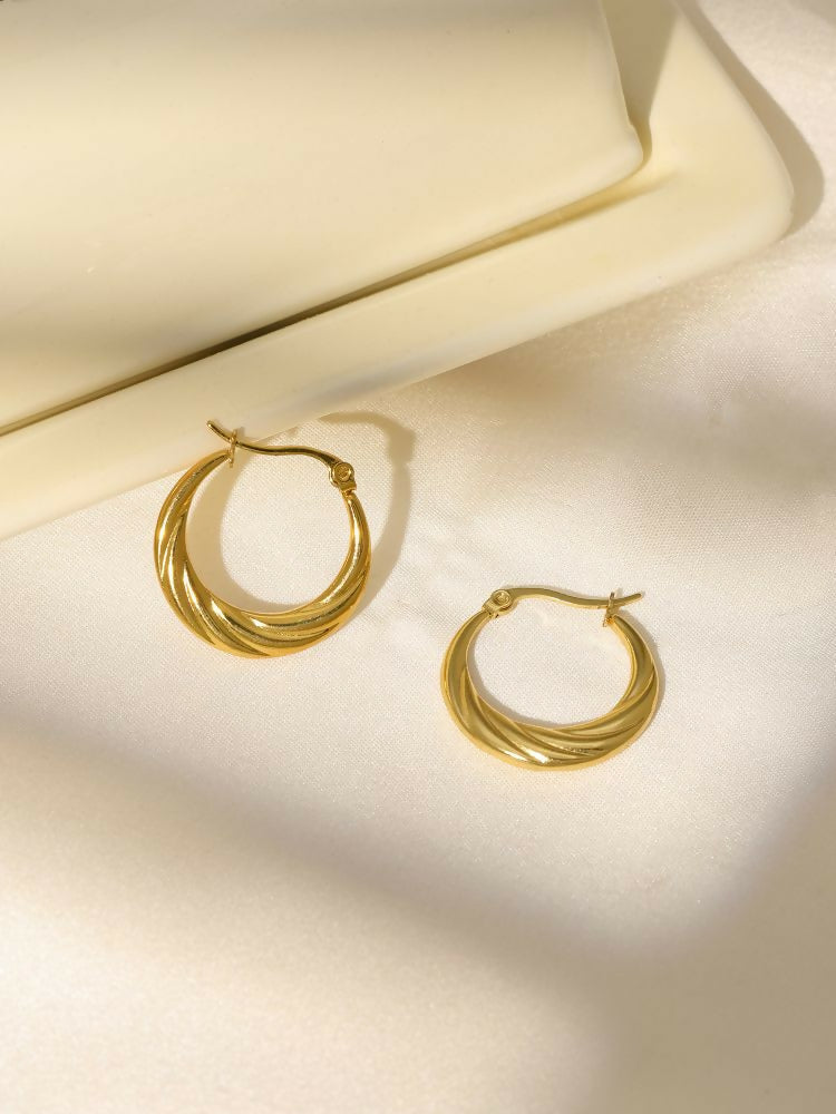 Golden Hoops Women - Ruby Raang | Grocsy