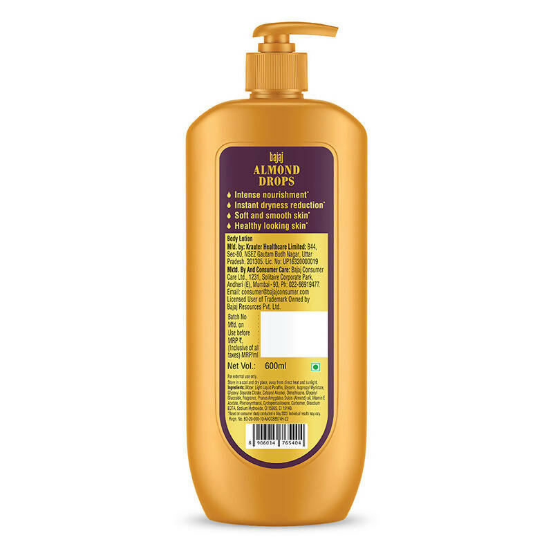 Bajaj Almond Drops Nourishing Body Lotion | Grocsy