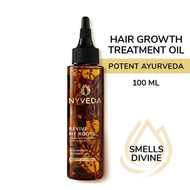 Nyveda Hair Growth Treatment Oil | Revive My Roots | Grocsy