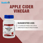 Healthvit Apple Cider Vinegar Capsules | Grocsy