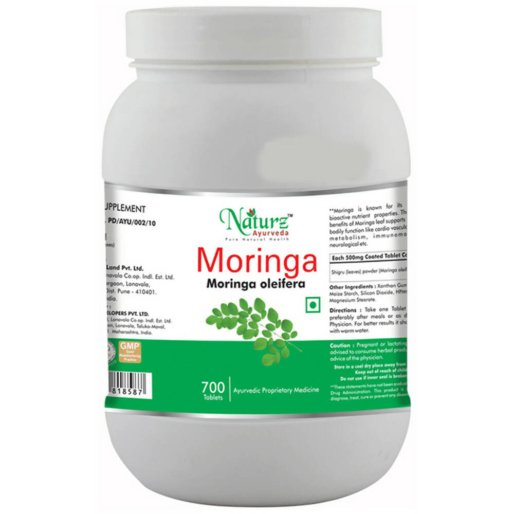 Naturz Ayurveda Moringa Tablets | Grocsy